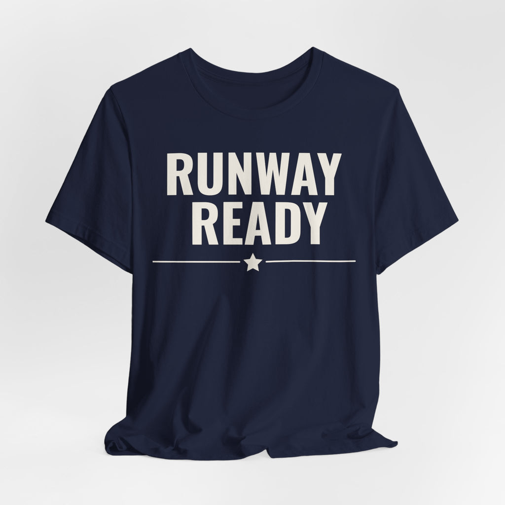Runway Ready Tee — Aviation-Inspired Graphic T-Shirt