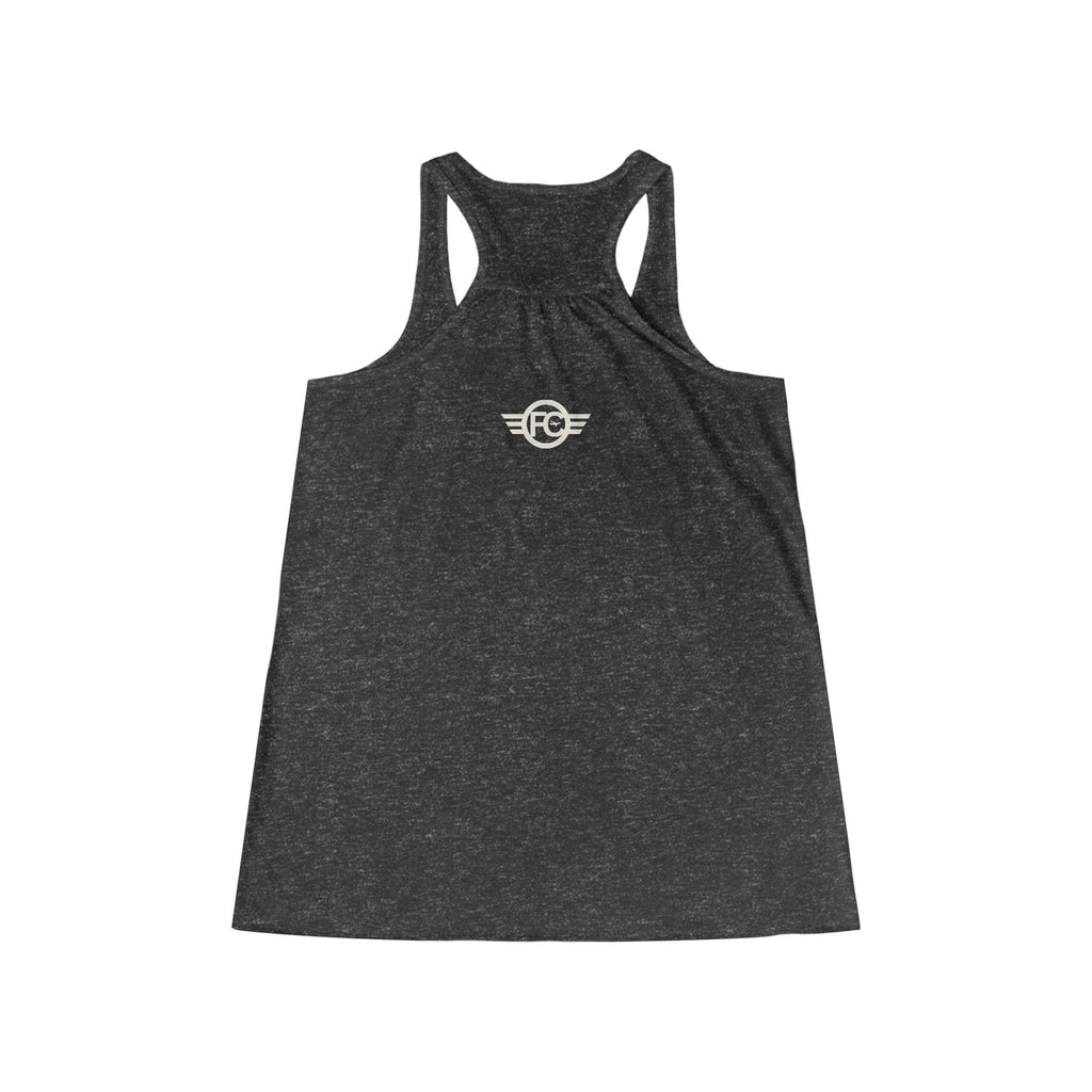 Flightline Strong Women’s Racerback Tank Top — Military/Aviation Support Tank