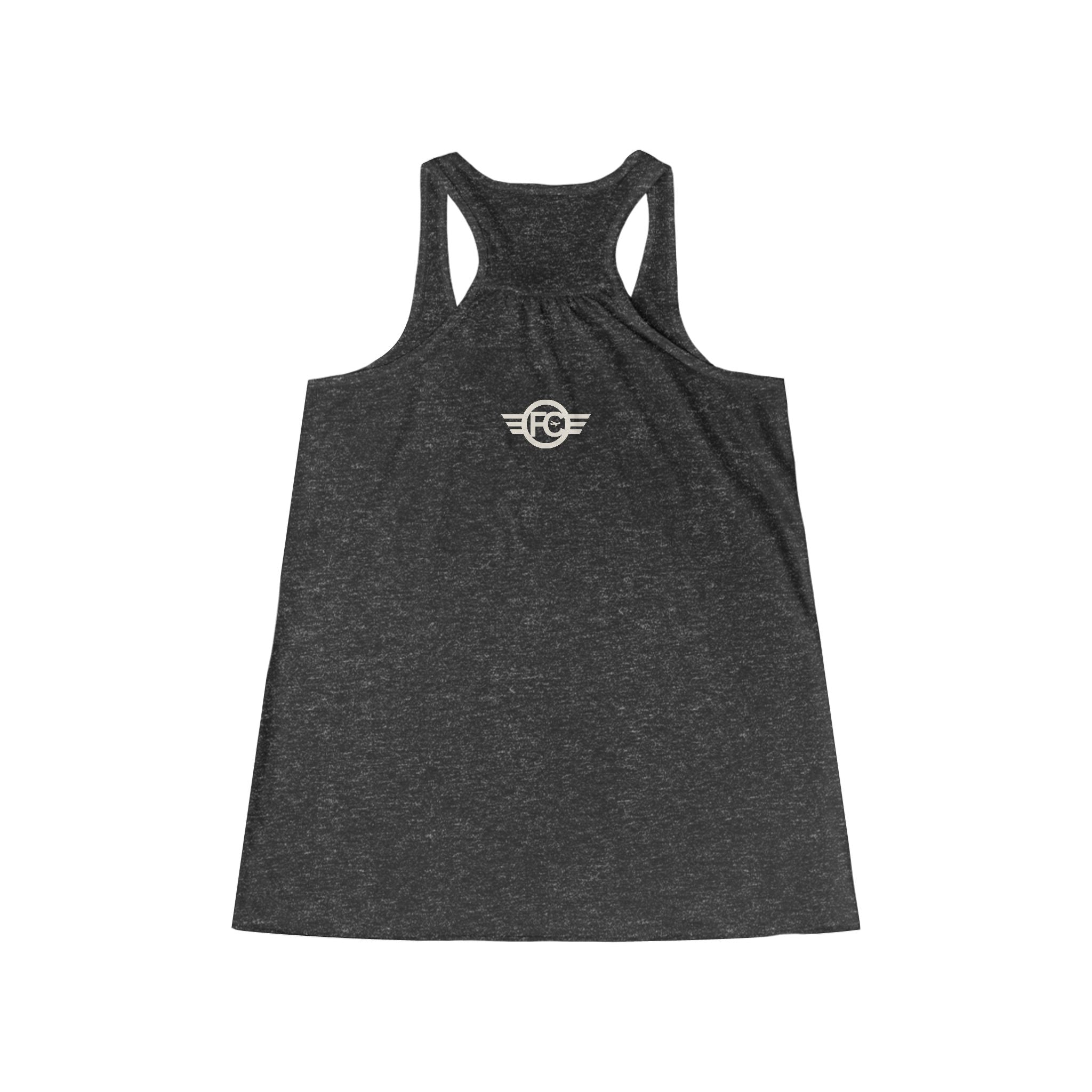 Flightline Strong Women’s Racerback Tank Top — Military/Aviation Support Tank