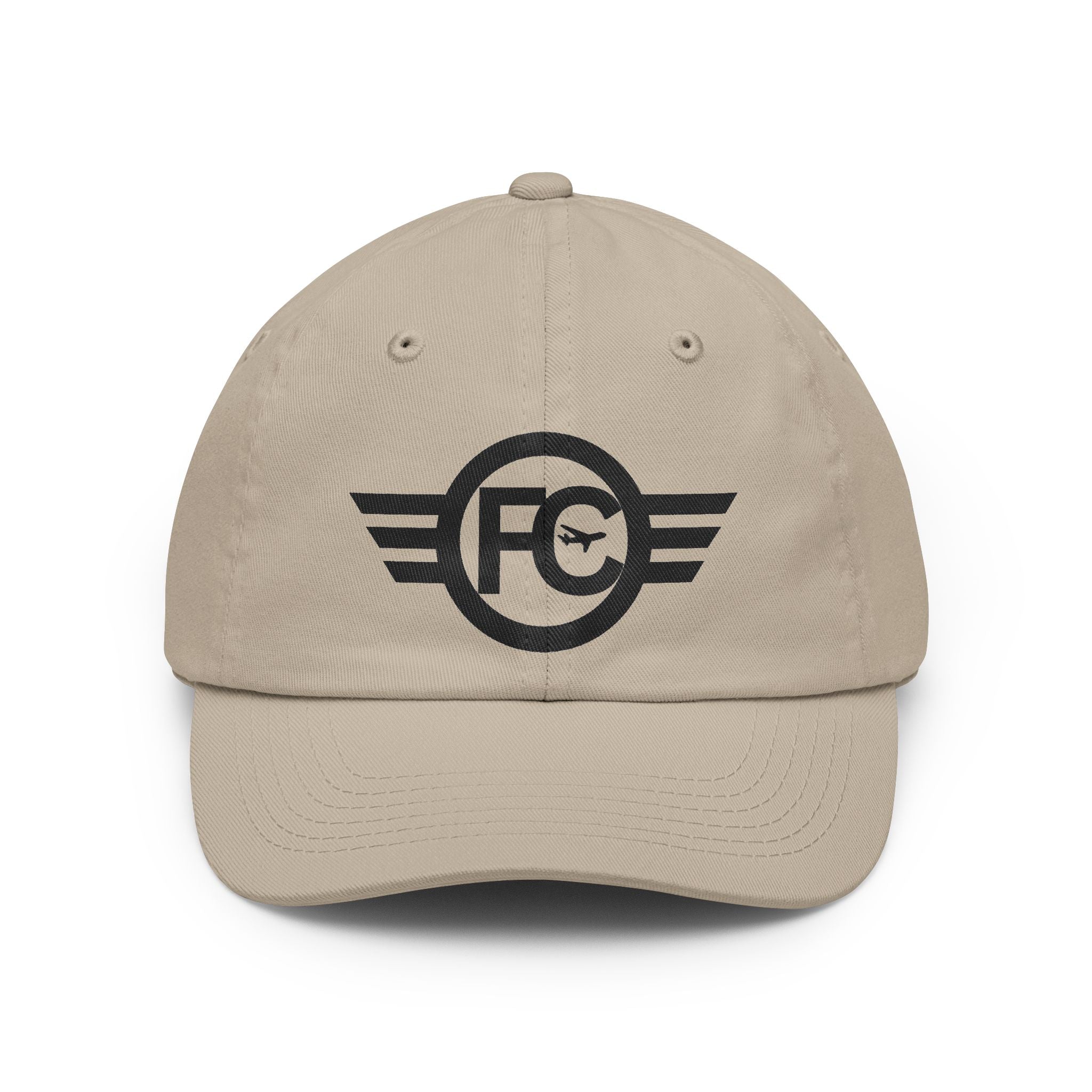 Vintage Wing Embroidered Hat — Classic Cotton Baseball Cap