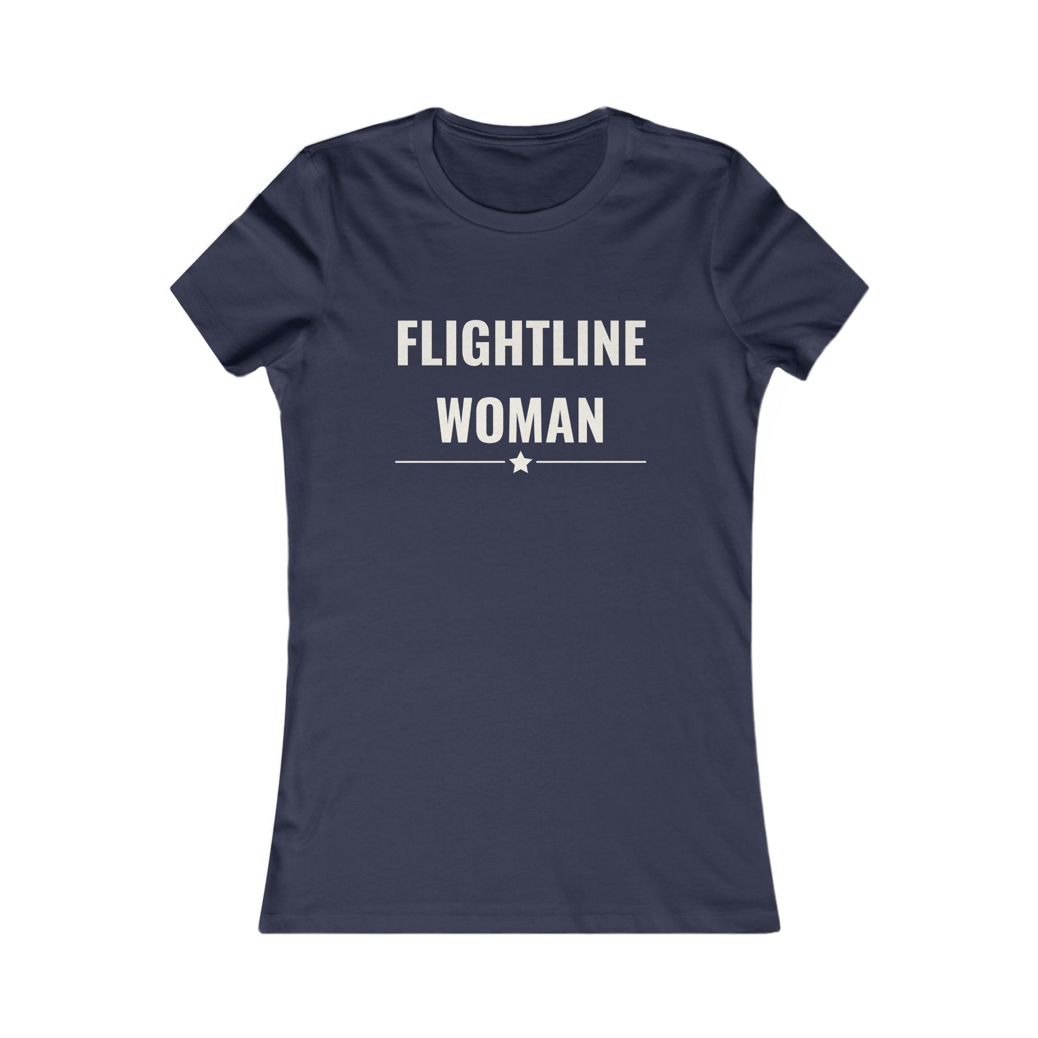 Flightline Woman Tee — Women's Aviation T‑Shirt