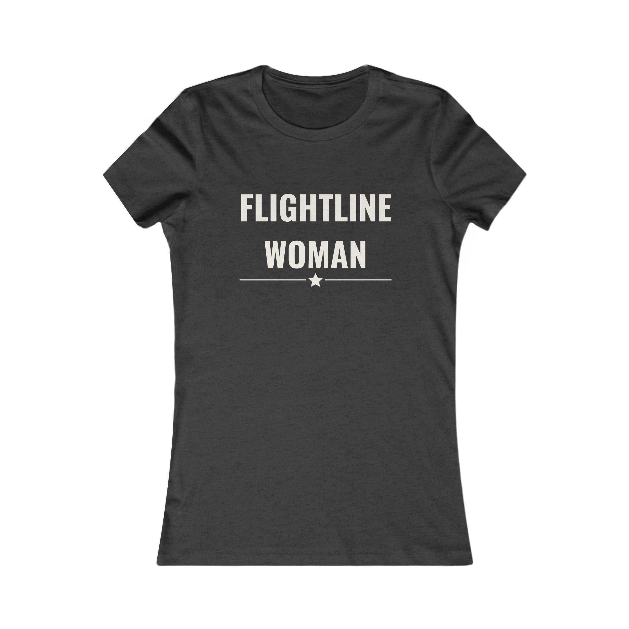 Flightline Woman Tee — Women's Aviation T‑Shirt