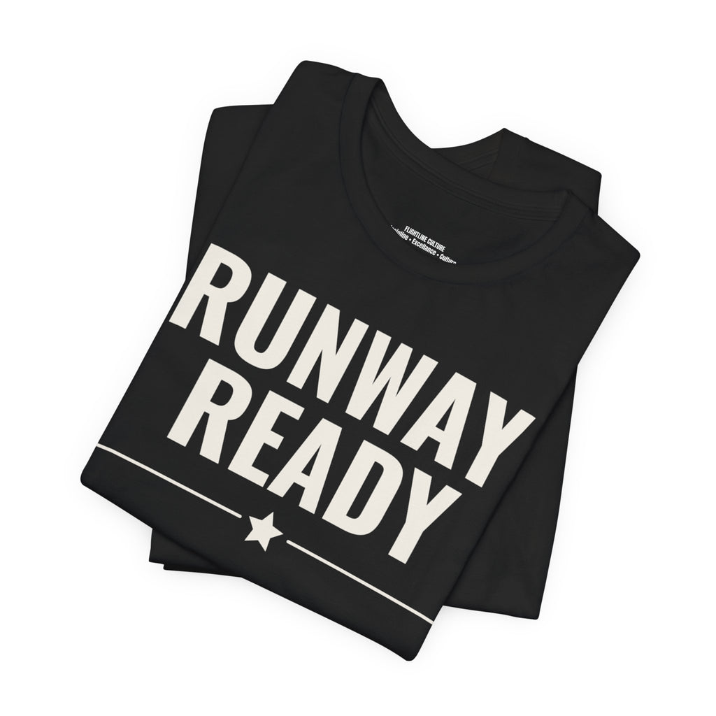 Runway Ready Tee — Aviation-Inspired Graphic T-Shirt