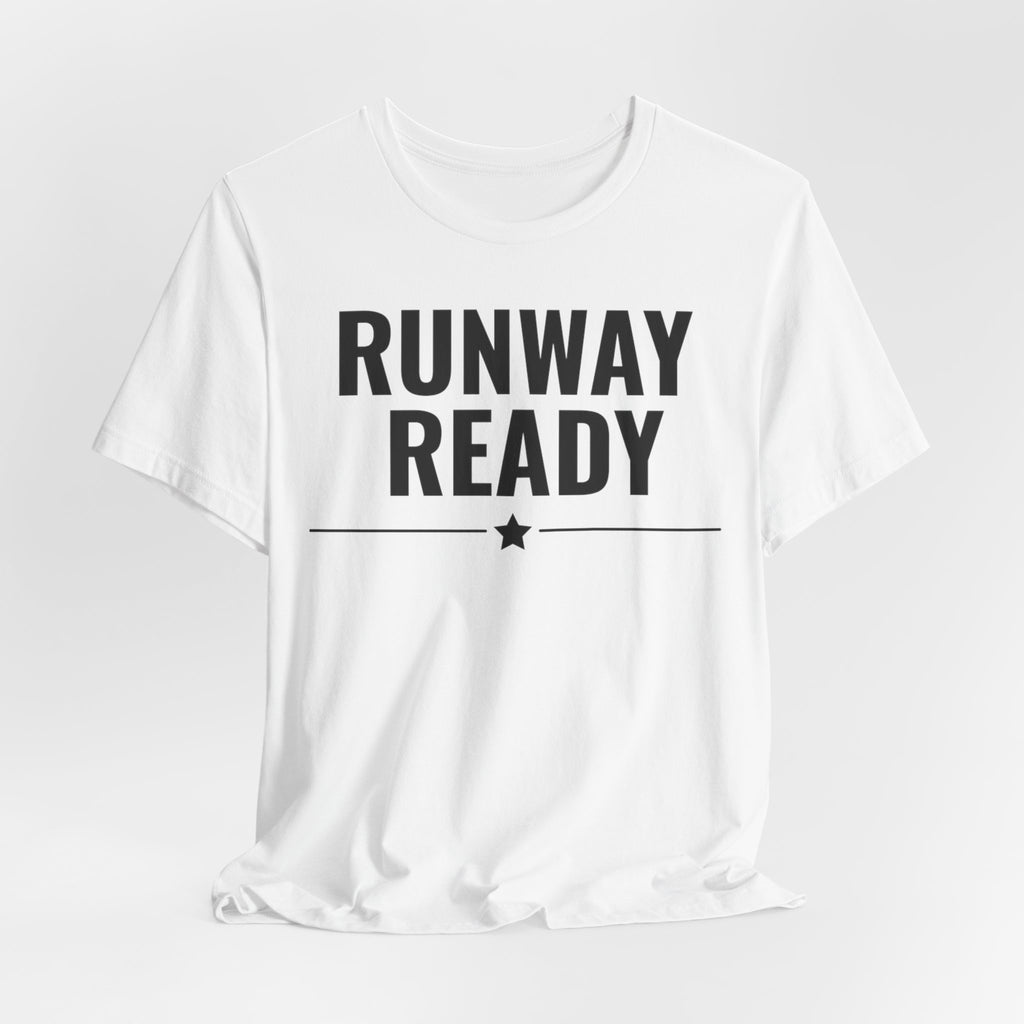 Runway Ready Tee — Aviation-Inspired Graphic T-Shirt