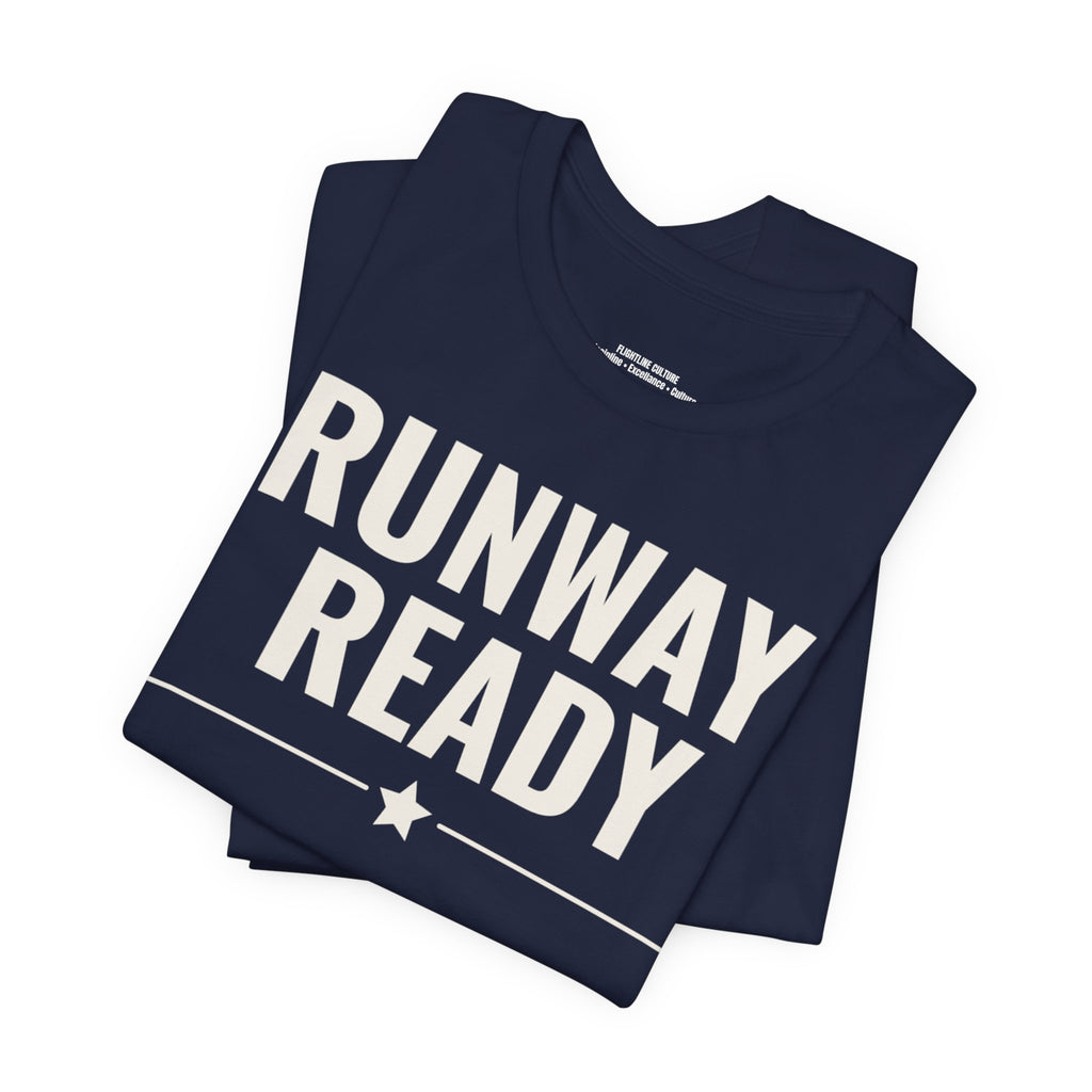 Runway Ready Tee — Aviation-Inspired Graphic T-Shirt