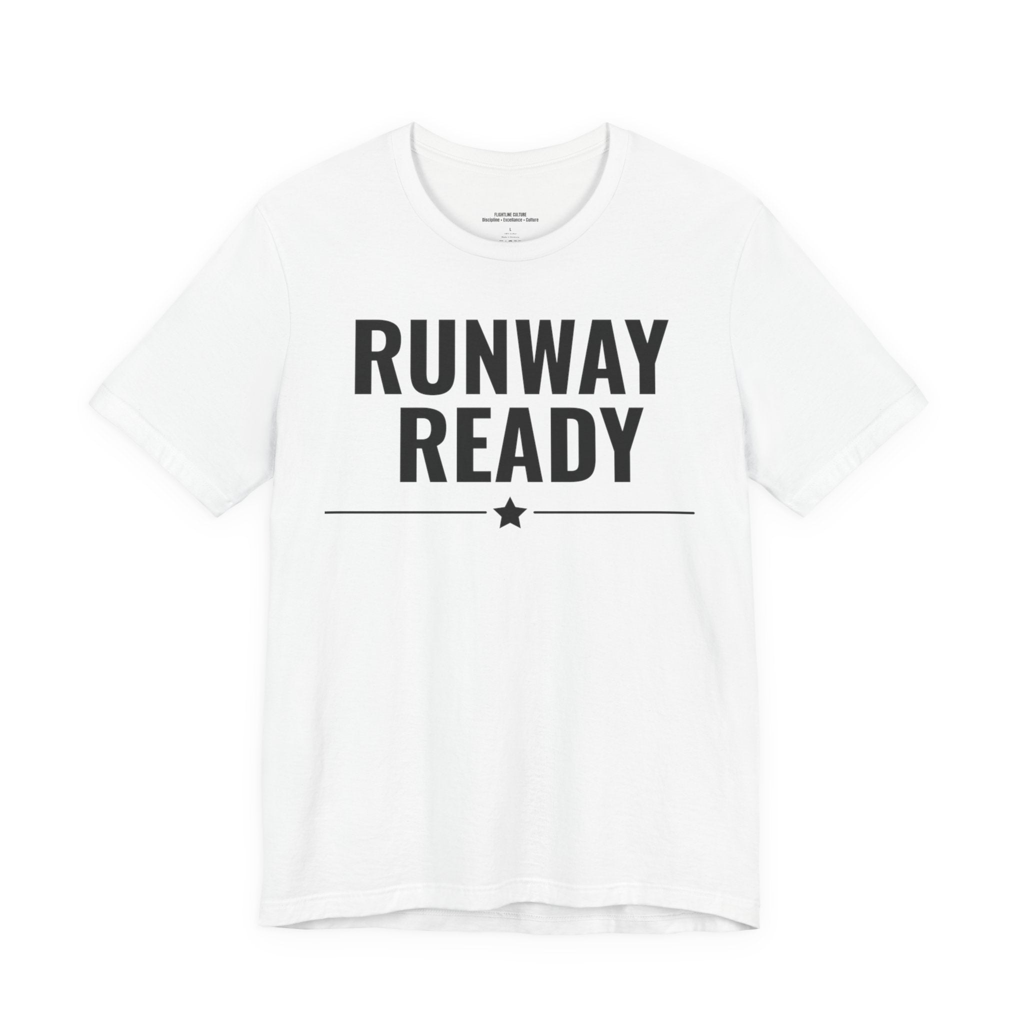Runway Ready Tee — Aviation-Inspired Graphic T-Shirt